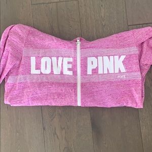 PINK Zip Up Hoodie